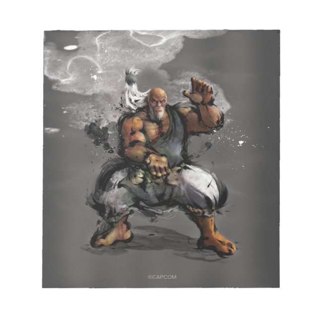 Gouken Stance Notepad (Front)