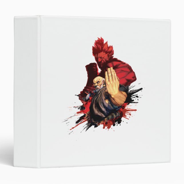 Gouken Vs. Akuma Binder (Front/Spine)