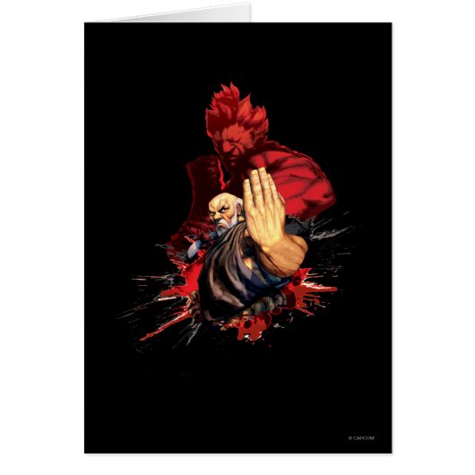 Gouken Vs. Akuma Cards (Front)