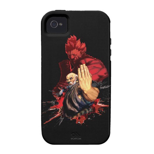 Gouken Vs. Akuma Case-Mate iPhone Case (Back)