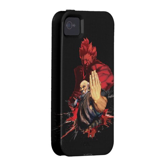 Gouken Vs. Akuma Case-Mate iPhone Case (Back/Right)