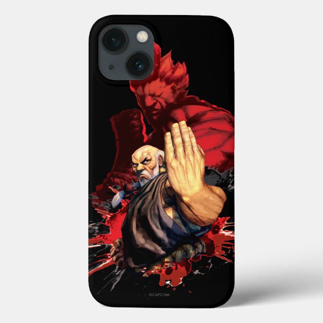 Gouken Vs. Akuma Case-Mate iPhone Case (Back)