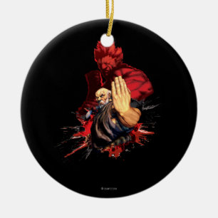 Gouken Vs. Akuma Ceramic Ornament