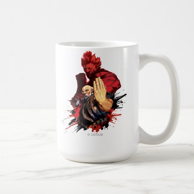 Gouken Vs. Akuma Coffee Mug (Right)