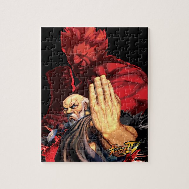 Gouken Vs. Akuma Jigsaw Puzzle (Vertical)