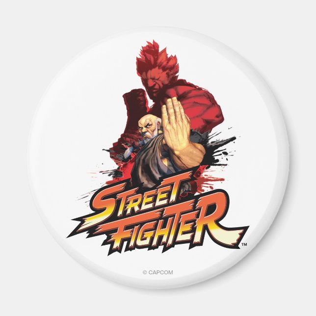 Gouken Vs. Akuma Magnet (Front)