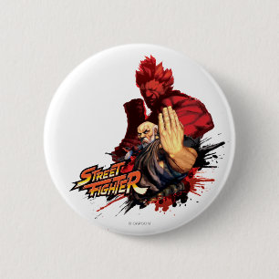 Gouken Vs. Akuma Pinback Button