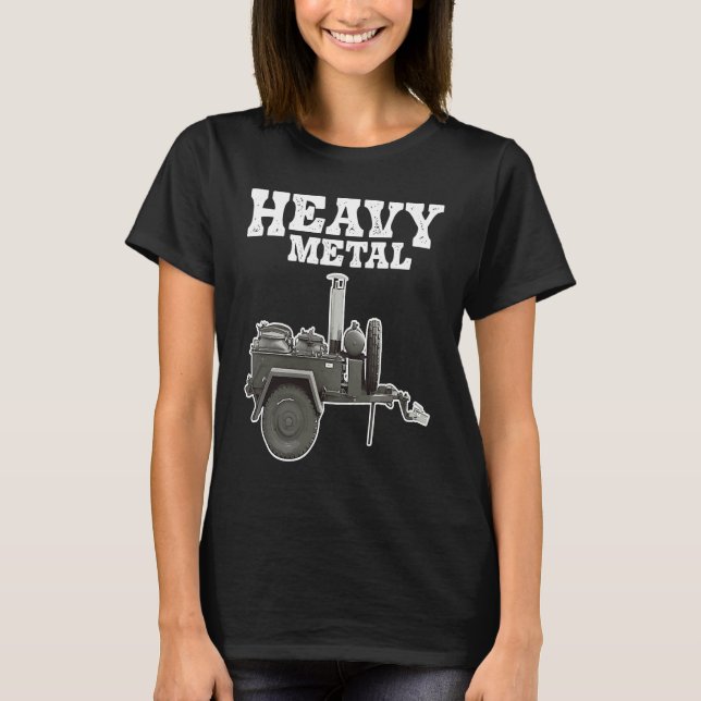 Goulash Cannon Heavy Metal Funny Hungary Dish T-Shirt (Front)