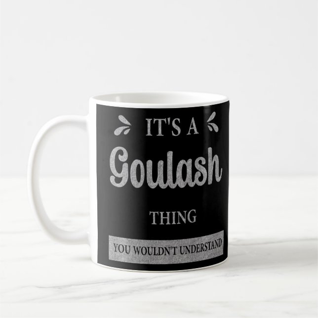 Goulash Hungary Hungarian Favorite Food Dish  Coffee Mug (Left)