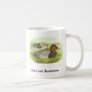 Gould - Pochard - Aythya ferina Bookstore Promo Coffee Mug