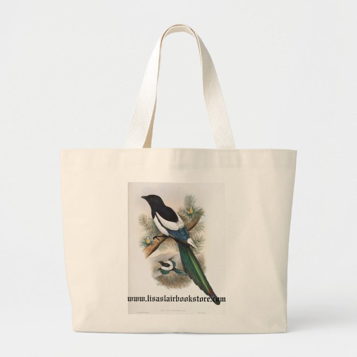 Gould   White Winged Magpie Bookstore Promo Bag