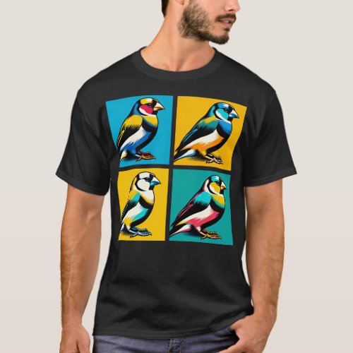 Gouldian Finch Art Cool Birds T_Shirt