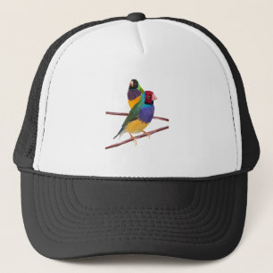Gouldian Finch Duo Trucker Hat