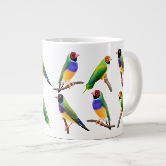 Gouldian Finch Lovers Mug (Front Right)