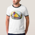 Gouldian Finch Realistic Painting T-Shirt