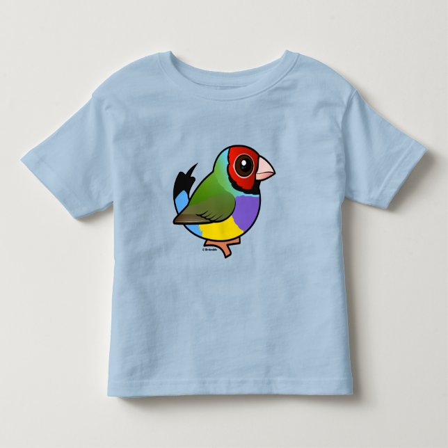 Gouldian Finch Toddler T-shirt (Front)
