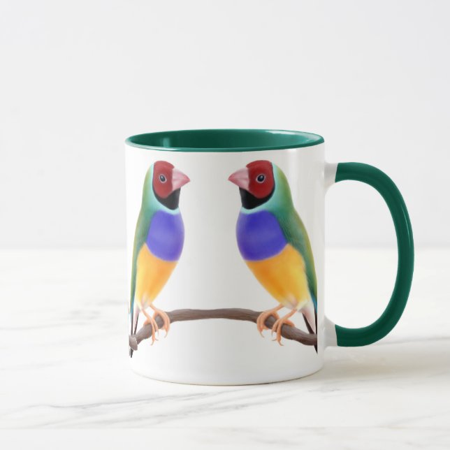 Gouldian Finches Mug (Right)