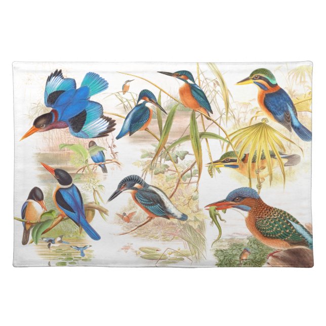 Goulds' Kingfisher Birds Placemat (Front)