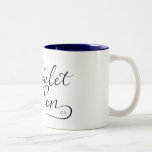 Goulet Pens Mug - 11oz<br><div class="desc">Show your support for the Goulet Pen Company with this white and blue coffee mug. The bright blue ink splatter is sure to get some attention!</div>