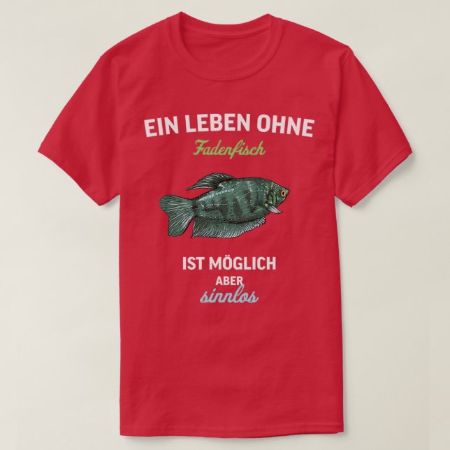 Gourami Ornamental Fish Aquarium Fish Gift 2 T-Shirt (Design Front)