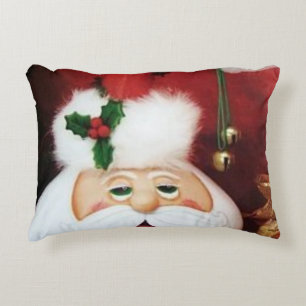 GOURD SANTA CLAUSE DECORATIVE PILLOW