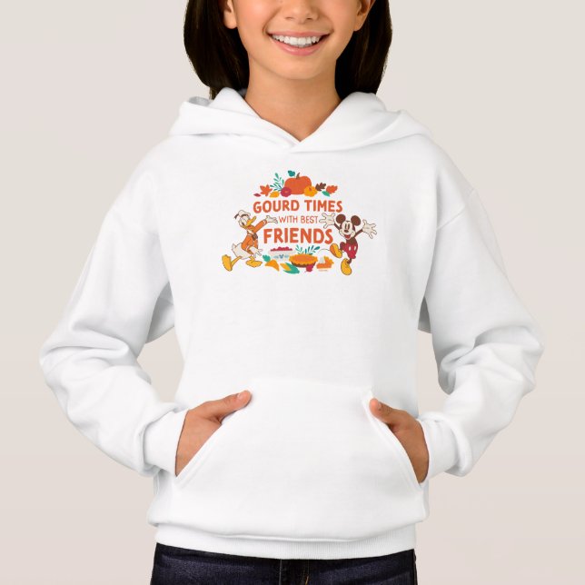 Gourd Times with Donald and Mickey Hoodie (Front)