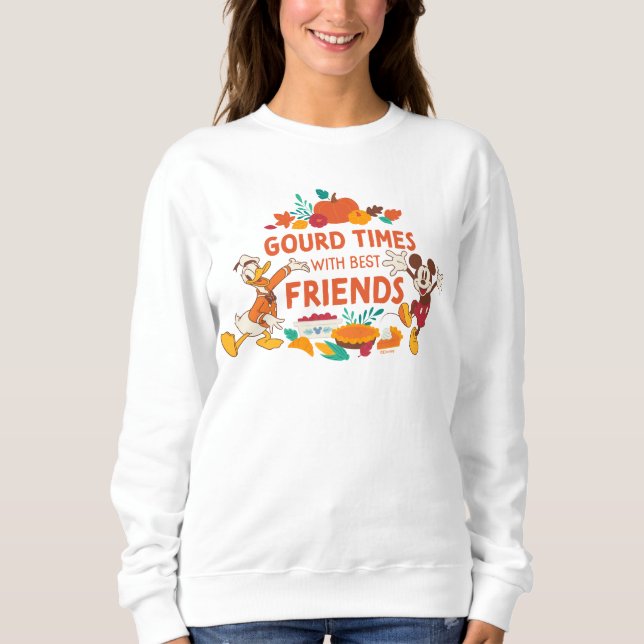 Gourd Times with Donald and Mickey Sweatshirt (Front)