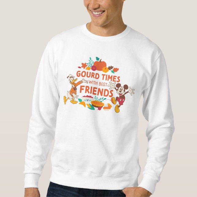 Gourd Times with Donald and Mickey Sweatshirt (Front)