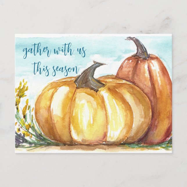 Gourdgeous Invitation Postcard (Front)