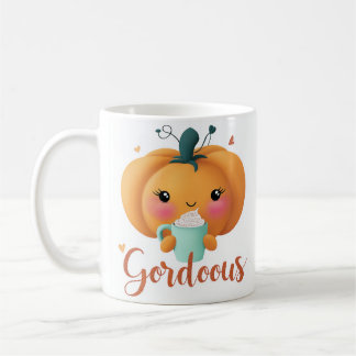 Gourdgeous Pumpkin Coffee Mug – Cute Fall & Thanks