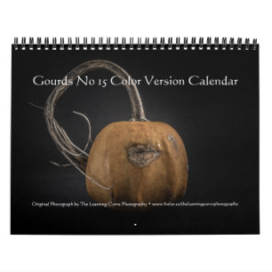 Gourds No 15 Color Version Calendar