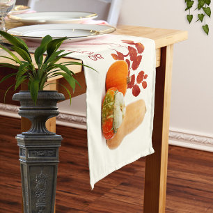 Gourds Thanksgiving Fall Table Runner