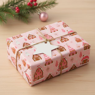 Gourmand Féérique Christmas - Maison Pain d'Epice Wrapping Paper Sheets