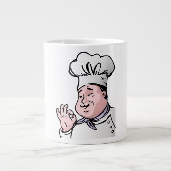 Gourmet Chef Giant Coffee Mug by Awesoma at Zazzle