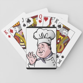 Gourmet Chef Playing Cards by Awesoma at Zazzle