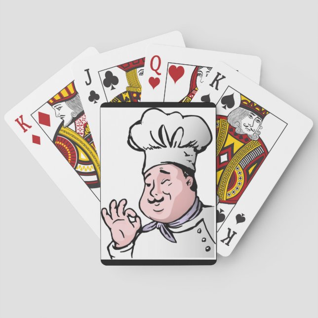 GOURMET CHEF POKER CARDS (Back)