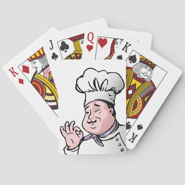 GOURMET CHEF POKER CARDS (Back)