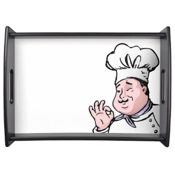 Gourmet Chef Serving Tray by Awesoma at Zazzle