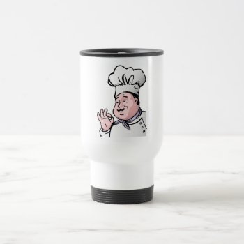 Gourmet Chef Travel Mug by Awesoma at Zazzle
