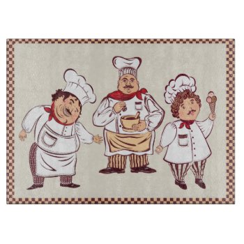 Gourmet Chefs Cutting Board by KitchenShoppe at Zazzle