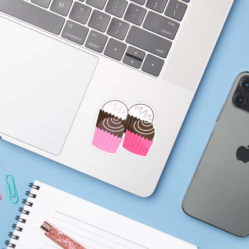 Gourmet Chocolate Truffles Dessert Gift Sticker