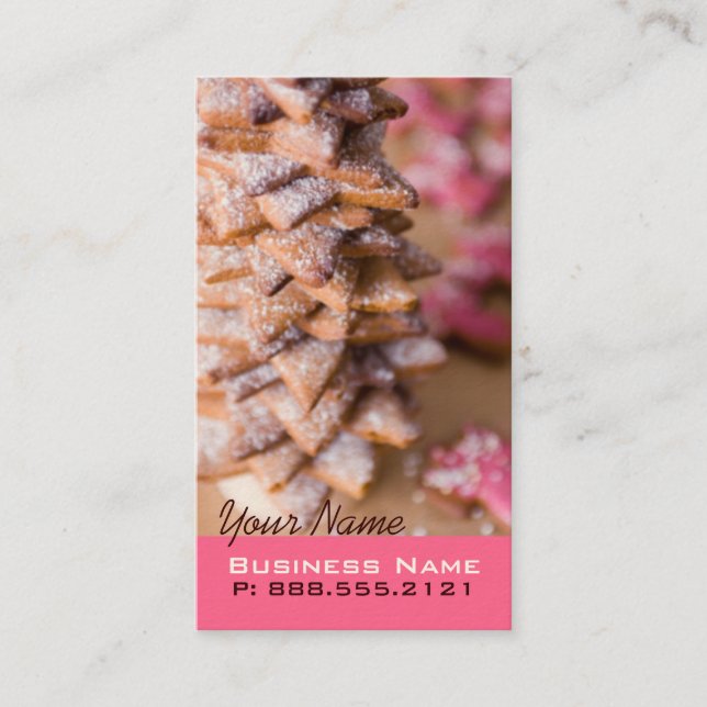 Gourmet Cookies Business Cards (Front)
