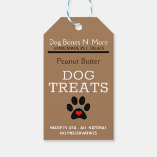 Gourmet Dog Treats Custom Labels