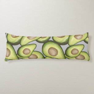Gourmet Fresh Cut Vegan Avacados Body Pillow