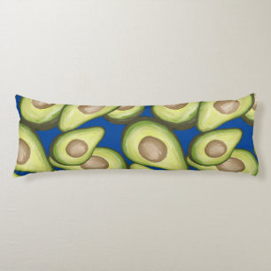 Gourmet Fresh Cut Vegan Avacados Body Pillow