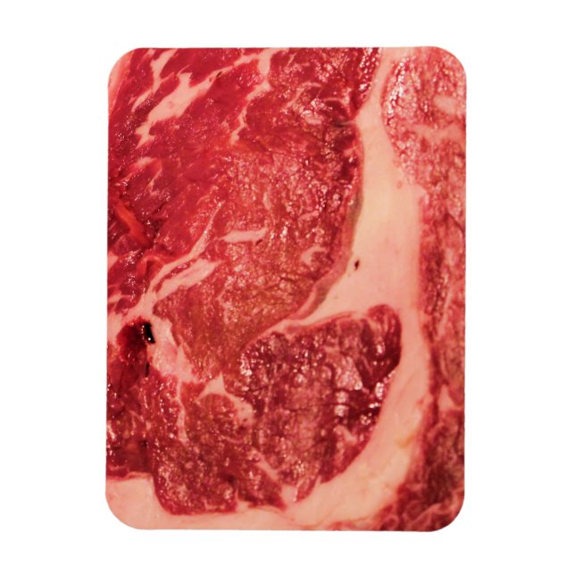 Gourmet Grill Master Ribeye Steak Photo Magnet (Vertical)