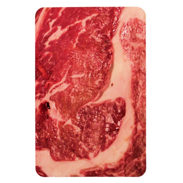 Gourmet Grill Master Ribeye Steak Photo Magnet (Vertical)
