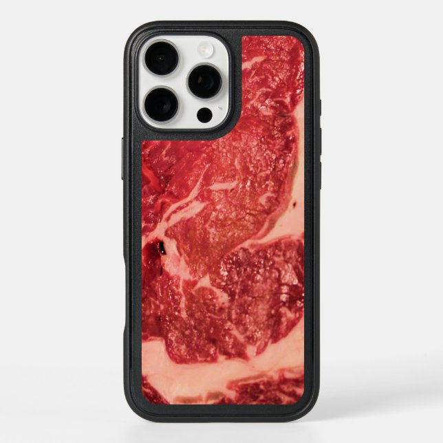 Gourmet Grill Master Ribeye Steak Photo Otterbox iPhone Case (Back)