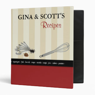 Gourmet Kitchen - Recipe's Binder