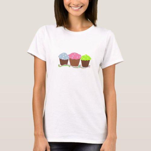 Gourmet Sherbet Cupcakes T_Shirt